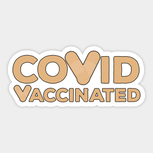 Covid Vaccinated Sticker